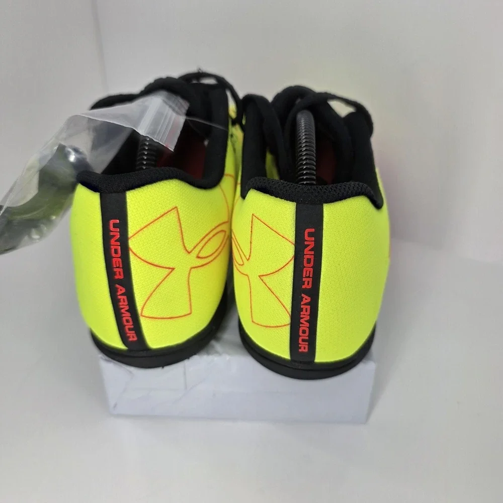 Under Armour Kick Distance 3 Track Spikes Mens 12 Yellow Black Running Shoes